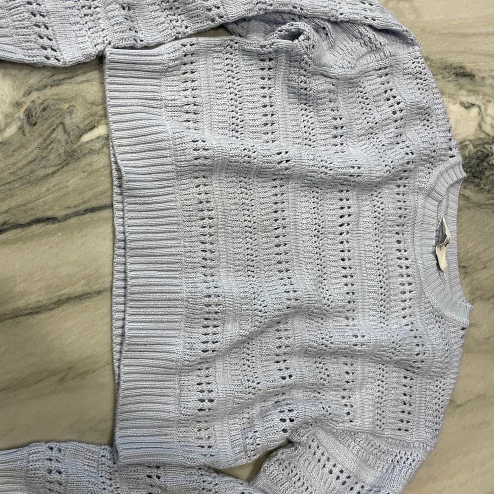 H&M Light Blue Knit Sweater